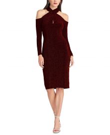 RACHEL Rachel Roy Simone Crisscross-Halter Sheath Dress   Reviews - Dresses - Women - Macy s at Macys